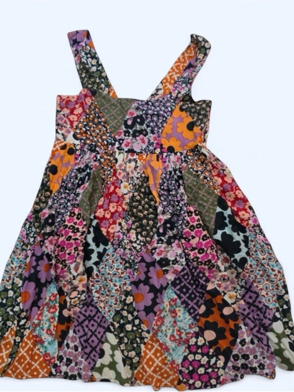 NATURAL LIFE Patchwork Floral Sundress - NWT